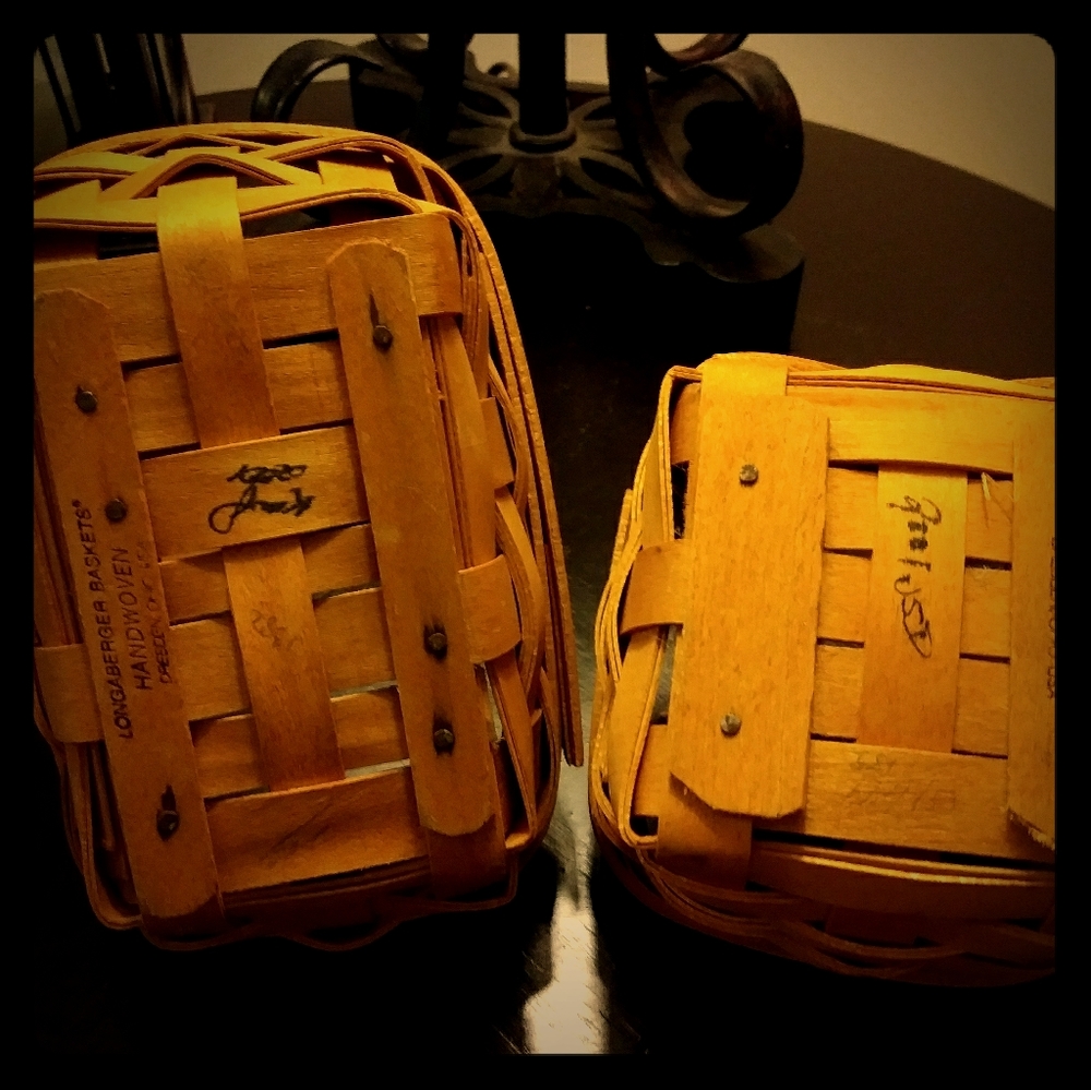 Authentic Longerberger mini baskets